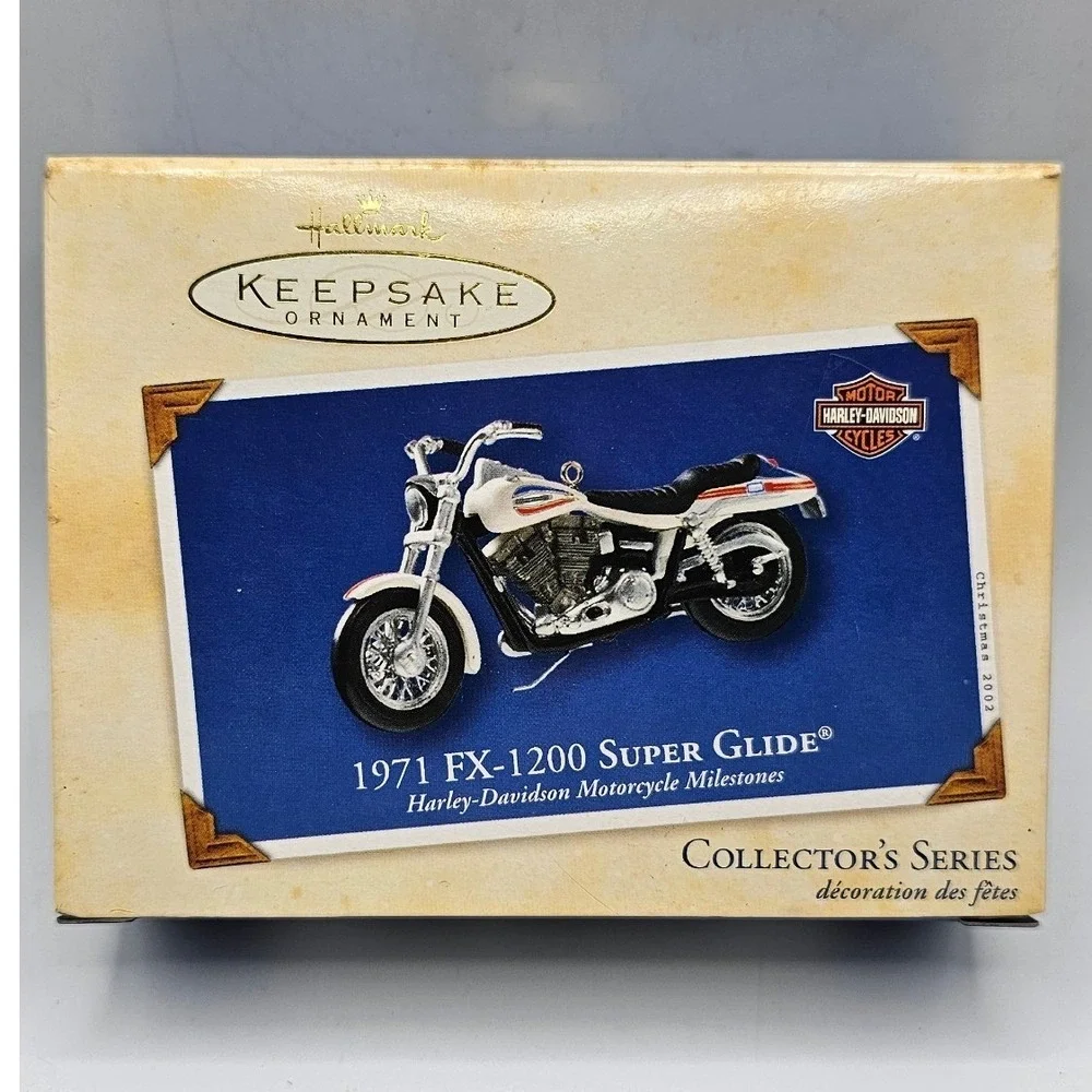 Hallmark Keepsake Harley-Davidson Motorcycle Ornaments Lot of 4 Die-Cast Metal